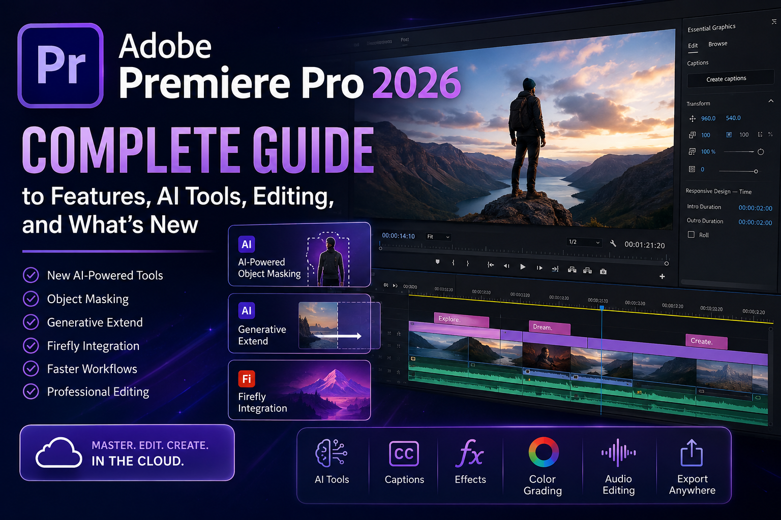 Adobe Premiere Pro 2026: Complete Guide to Features, AI Tools, Editing, and What’s New